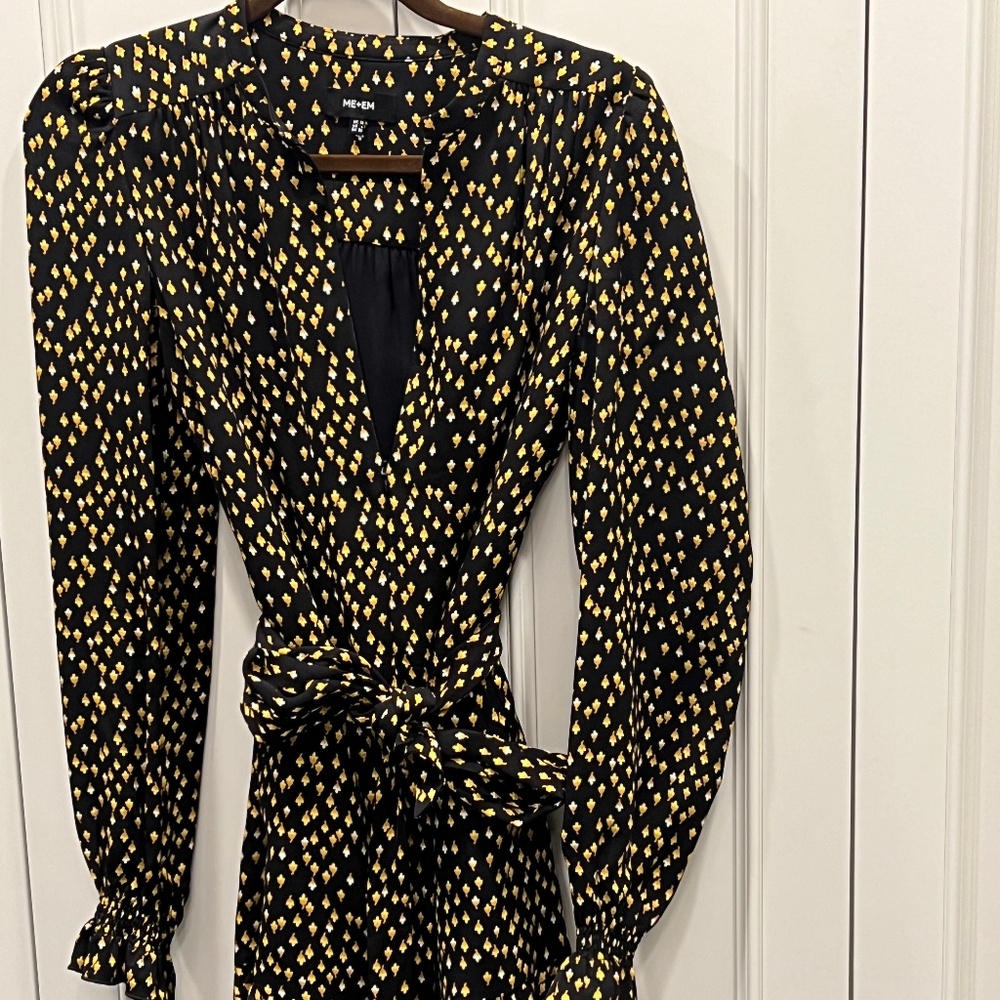 British luxury brand Me+Em fit-and-flare silhouette dress
